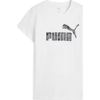 Dámské triko Puma ESSENTIALS NATURE TEE XL Bílá, Šedá
