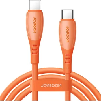 JOYROOM S-A59 nabíjecí a datový kabel - USB-C na USB-C - 1,2 m - oranžový