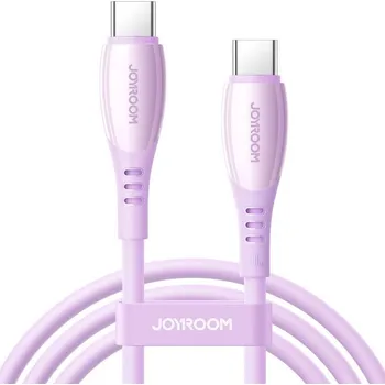 JOYROOM S-A59 nabíjecí a datový kabel - USB-C na USB-C - 1,2 m - fialový