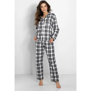 Dámské pyžamo Pyžama model 198504 Momenti Per Me černý XXL