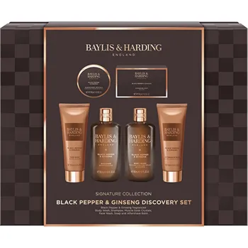 Kosmetická sada Baylis & Harding Signature Collection Black Pepper & Ginseng Discovery Set