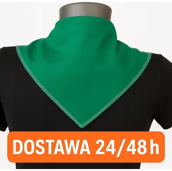Šátek Zelená - Trojúhelníkový šátek 100×70 cm šátek | pro školy, poutě |