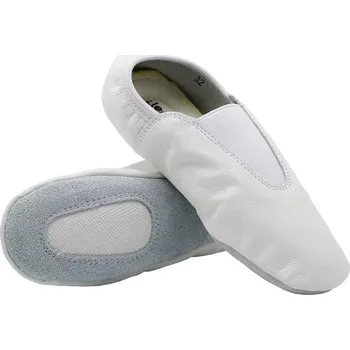 s.lemon Bílé gymnastické boty, Dětské boty na uměleckou gymnastiku, kožené boty na trampolínu,