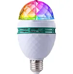 Otočná žárovka disco koule LED E27 3W