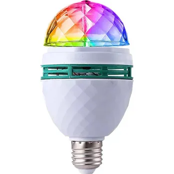 Žárovka Otočná žárovka disco koule LED E27 3W