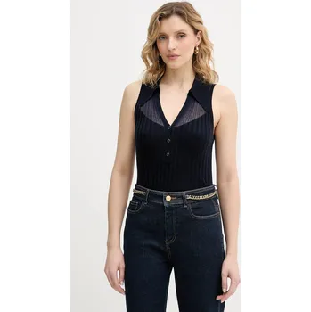 Top s příměsí vlny Pinko 106318.A34B námořnická modř 59X, vel. L