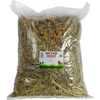 Krmivo pro hlodavce DÁME SENO Bio farmářské seno s květy 2 kg ((pěkné))