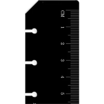 Diář Filofax Pravítko závěsné | A5 Černá