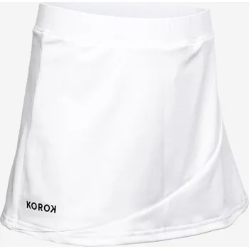 Dámská sukně KOROK Dívčí sukně na pozemní hokej FH500 bílá 8 LET BÍLÁ