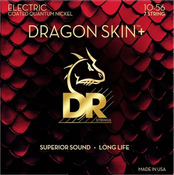 Struna pro kytaru a smyčcový nástroj DR Strings Dragon Skin+ DEQ7-10