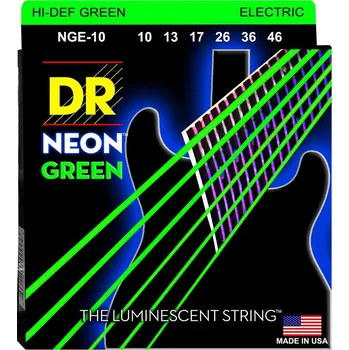 Strunný nástroj DR Strings Neon Green NGE-10