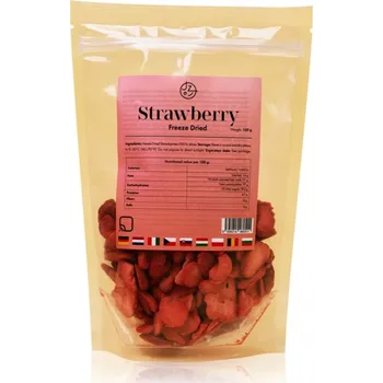 Sušené ovoce Jíme zdravě Lyofilizované jahody mrazem sušené ovoce 100 g