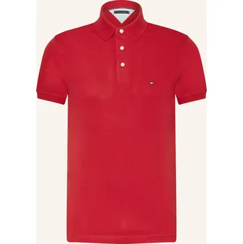 Pánská móda Tommy Hilfiger Pánská Polokošile Z Piké Slim Fit, červená, XL