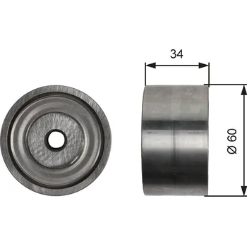 Autodíl Vratná vodící kladka GATES T36480