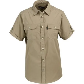 Dámská halenka Halenka s krátkým rukávem Pinewood Safari Velikost: 2XL, Barva: sandstone