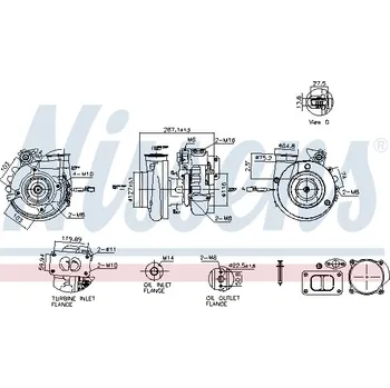 Turbodmychadlo Turbodmychadlo NISSENS 93701