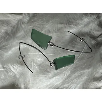 Náušnice Skleněné náušnice Nanovo - Apaka