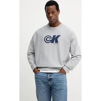 Dámská mikina Mikina Calvin Klein Jeans LV04RC840G šedá 09X, vel. L