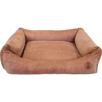 Pelíšek pro psa Huhubamboo Cord M koňakový