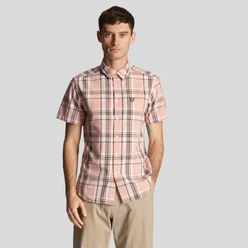 Pánská košile Košile Lyle and Scott Pink 1208048 S