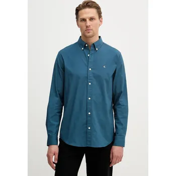 Pánská košile Košile Calvin Klein Jeans LV140EM125 tyrkysová 69X, vel. M