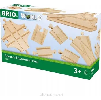 Vláček a vláčkodráha Brio Velká sada kolejí 33307