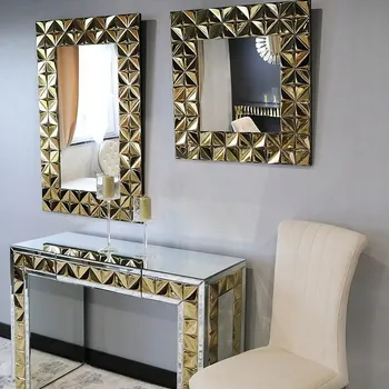 Zrcadlo Zrcadlo glamour čtvercové 76x76 cm M-0672