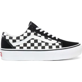 Pánské tenisky lifestylová obuv VANS UA OLD SKOOL PLATFORM (CHECKERBOARD) BLK/TR WHT - 45