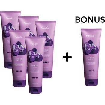 Stylingový přípravek AKCE FA045: 5+1 Fanola Fan Touch Give Me Hold Fluid Gel ●●●●● - extra silný gelový fluid, 250 ml