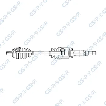 Poloosa kola Hnací hřídel - poloosa GSP 262053OL