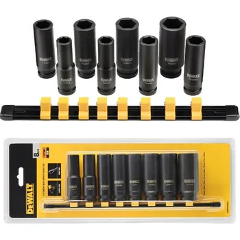 Dewalt 8dílná sada hlubokých hlavic 1/2 DWMT86090-0