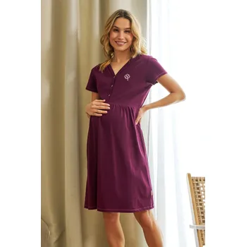 Dámská noční košile Doctor Nap Kojicí noční košile Doctor Nap, vínová Velikost: XL
