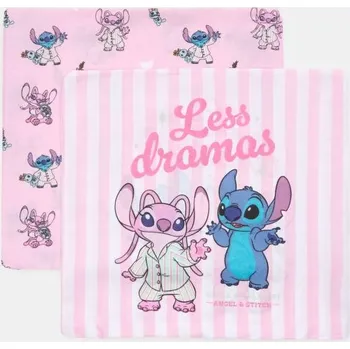 Povlak na polštářek Sinsay - Sada povlaků na polštář Stitch, 2 ks - růžová - 025HJ-30X - 025HJ-30X-ONE