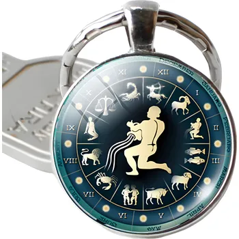 Přívěsek Gaira Přívěsek na klíče Zodiac 30803, Znamení zvěrokruhu Vodnář