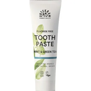 zubní pasta Urtekram Zelený čaj s mátou BIO zubní pasta 75 ml