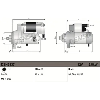 Startér Startér DENSO DSN3137