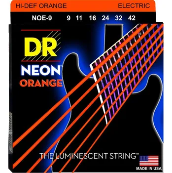 Struna pro kytaru a smyčcový nástroj DR Strings Neon Orange NOE-9