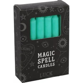 Svíčka Magic spell candle - malá svíčka zelená, štěstí - 1ks
