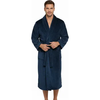 Pánský župan PÁNSKÝ ŽUPAN tm.modrý N-feel MY5601