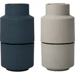 Crushgrind, Mlýnky na sůl a pepř Billund tmavě modrý a světle šedý 2 ks - Formadore