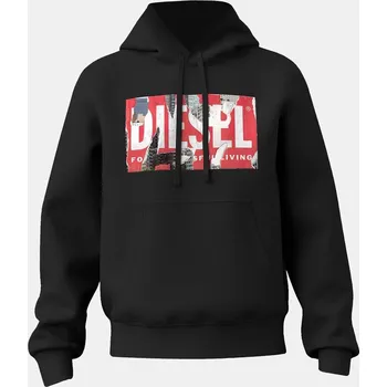 Pánská móda Mikina Diesel Black 1208981 2XL