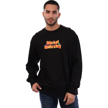 Pánská mikina Mikina Diesel Black 1207802 2XL