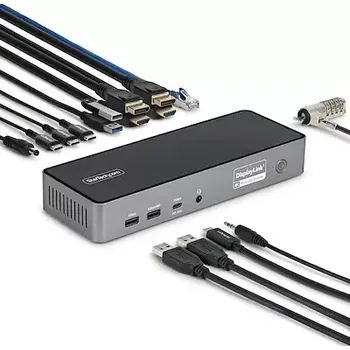 Notebook StarTech Triple-Monitor USB-C - Dokovací stanice (DK30C2DPEPRUE)