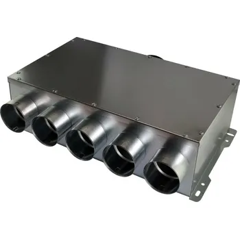 Vzduchotechnické potrubí Rozdělovač jednostranný jednřadý 5x75/125 (5+0+0+0)