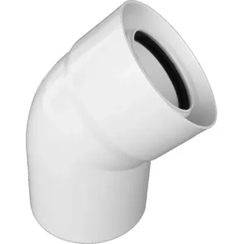 Kotel Jarmal PKP, koleno 60/100 - 45°, plast/plast