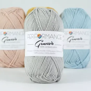 Příze Performance Bavlněná příze Genesis 2007 - šedá 50g 110m