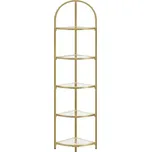 Rohový regál Vasagle Darby zlatý