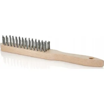 Ruční nářadí Drátěný kartáč 4 řadý dřevěný G00633 GEKO