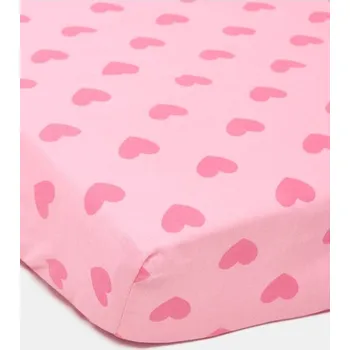 Prostěradlo Sinsay - Prostěradlo se srdíčky - růžová - 399GS-30X - 399GS-30X-ONE