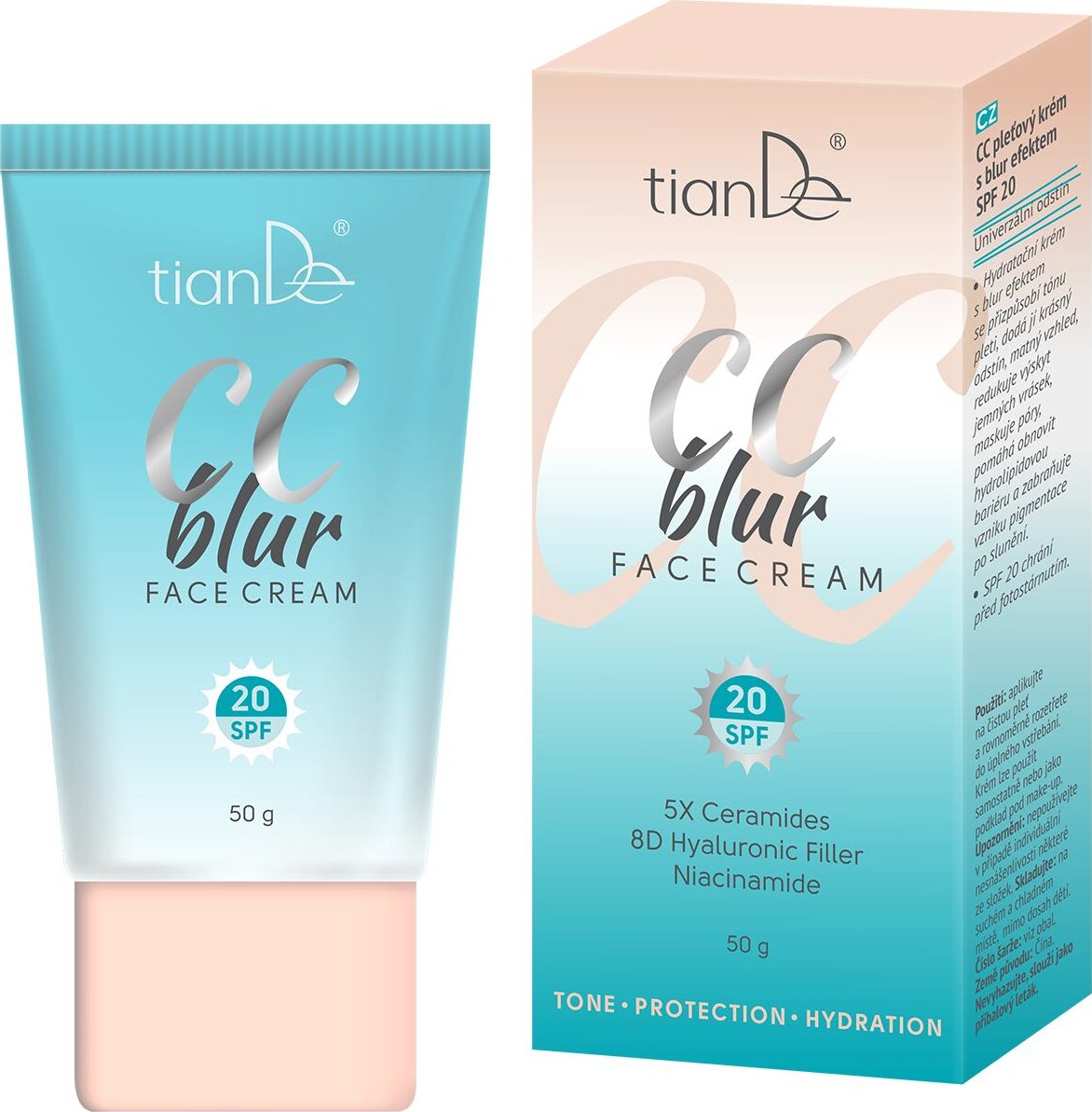 CC pleťový krém s blur efektem SPF 20